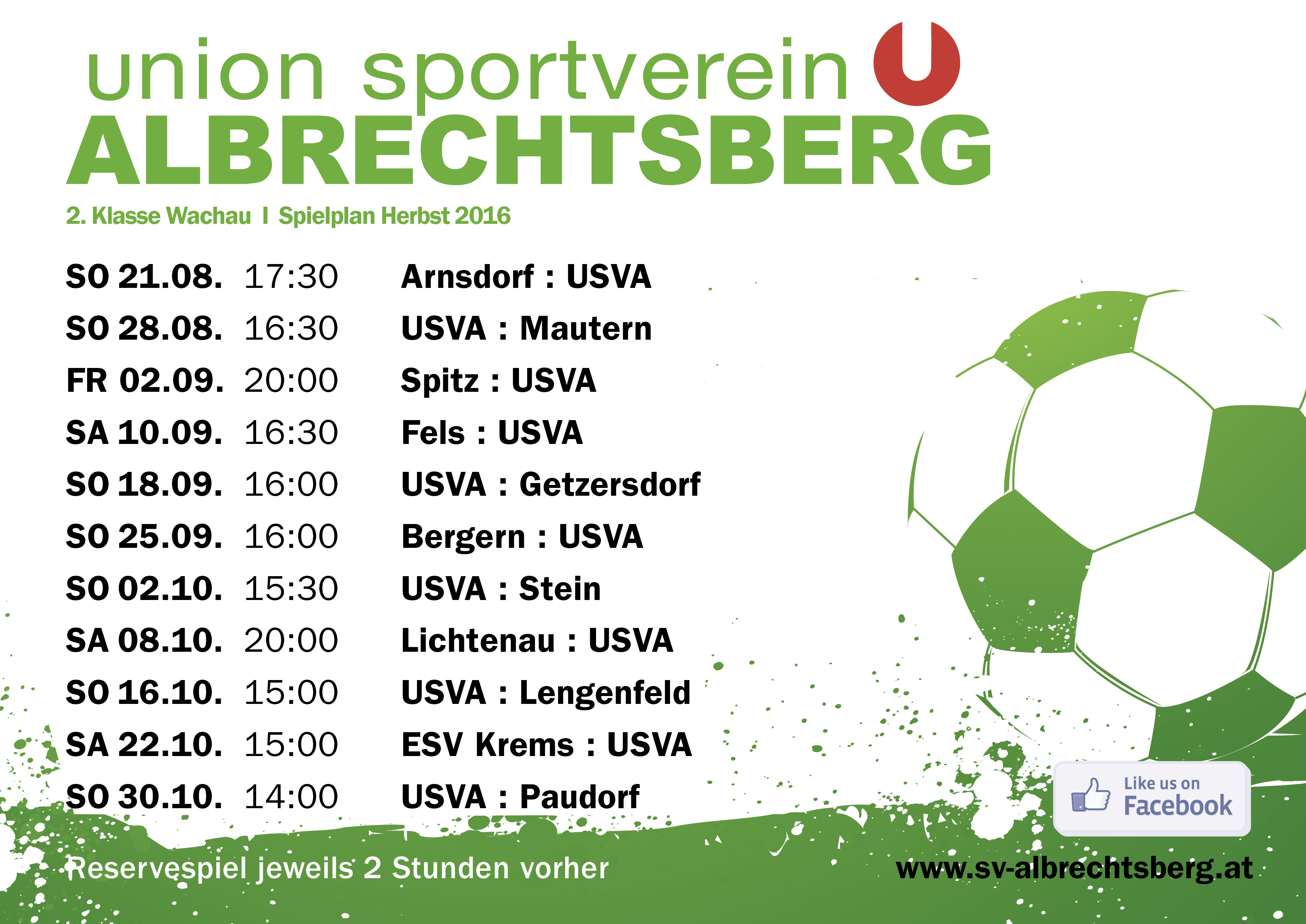 Spielplan